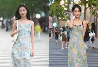 杭州今年更流行长裙+高跟鞋 优雅显高