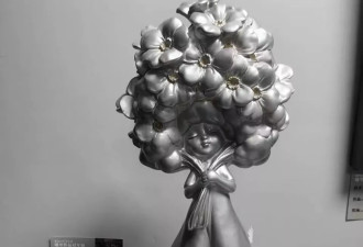 省级雕塑展获奖作品是参赛者从网上买的摆件？
