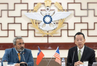 台湾罕见披露国防部长会晤到访的美议会代表团