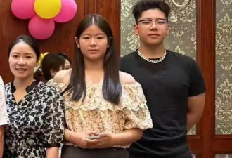 57岁郭涛带全家炸场阿那亚！女儿14岁快1米8，兄妹俩共用一张脸