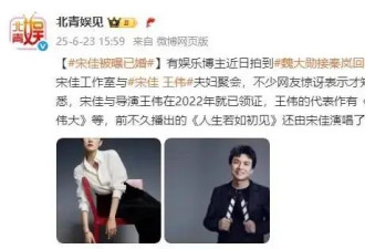 考古|宋佳被曝隐婚?男方曾导《白夜追凶》两人恋爱7年，情路坎坷的她终修得正果