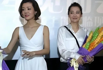 56岁许晴同框43岁车晓，终于见识了，媚态美与气质美的差距有多大