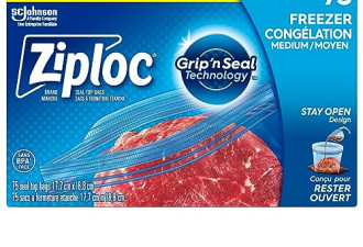 Ziploc 中号 密封袋 7折