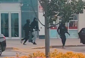 太猖狂！密西沙加珠宝劫匪嚣张逃跑，疑似抓捕现场视频曝光！