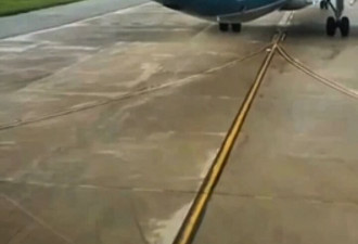 越南河内机场事故 波音787机翼切开空客尾翼