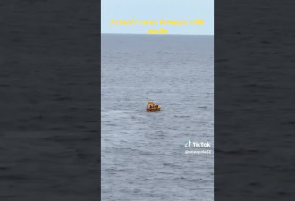 惊险瞬间！迪士尼邮轮父女坠海 漂浮20分钟顺利获救