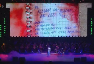 朝鲜领导人强忍悲痛，为朝鲜士兵棺木盖上国旗