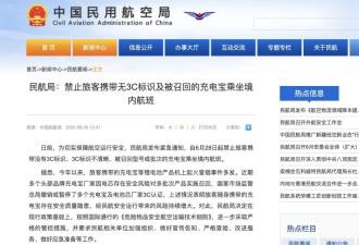 国内航班重大新规：禁带此物！华人东西被扣！回国转机问清楚！