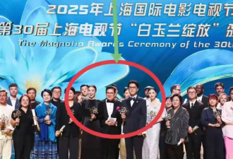 “咸猪手”风波！一张大合影撕破白玉兰晚会的体面