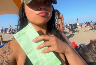 多伦多妹子带狗去沙滩被罚$615！网友炸了：有人挖洞拉屎却不管