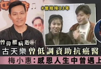 59岁“黄金配角”去世：未婚无子，23亿遗产赠予古天乐