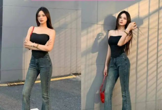 为什么不建议女生穿瑜伽裤？看看这3组素人街拍