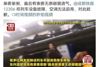 火爆全网的“砸窗事件”，广铁偷着笑了