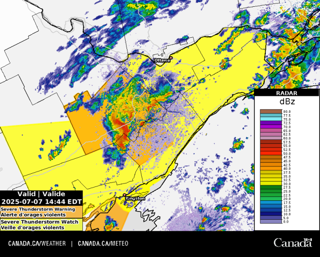 EX weather radar Ottawa