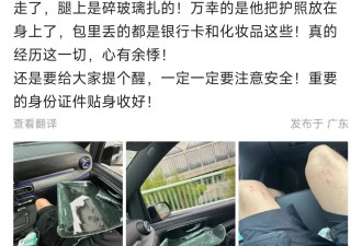 女星戴燕妮巴黎遭抢劫，车内惨状曝光，丢失银行卡，化妆师腿受伤