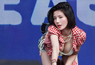 韩国水弹音乐节名场面：宋雨琦宣美柳智敏性感火辣权恩妃超撩人