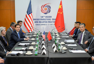 美俄外长会后 卢比奥与王毅会面