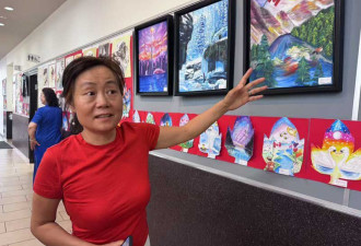 第五届加国风情绘画展士嘉堡登场