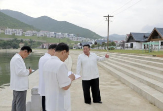 金正恩乐开花 亲自督建“乐园渔村” 让渔民们能“拎包入住”