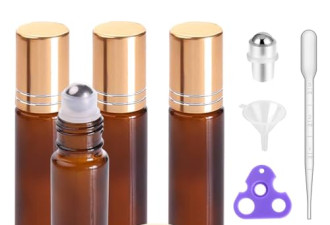 限时5 折，PrettyCare Essential oil Roller Ball Bottles