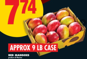 本周特价：10lb土豆$1.49 玉米$0.25 芒果$6/箱 猪排$2/lb