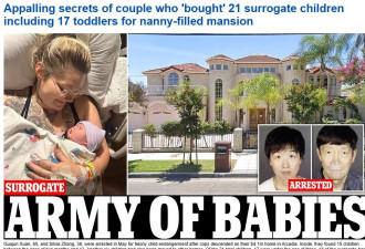 华裔夫妇疯狂代孕案中案：保姆涉虐童遭FBI通缉