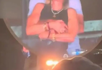 Coldplay演唱会变捉奸现场！已婚大佬偷情女下属被拍