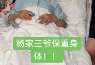 杨少华头七刚过，杨老三悲痛到住院面容憔悴，杨议去探望只顾吃喝