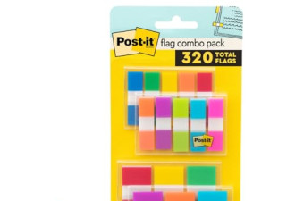 7.9 折，Post-It Flags组合包，2个宽度，各种颜色（683-XL1）