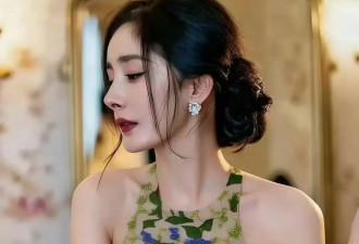 杨幂 38 岁状态炸裂，穿网纱刺绣裙，凹凸身材演绎极致东方美