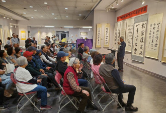 加西中国书法协会 第十二届会员书法联展开幕式成功举办