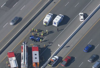 士嘉堡401车祸封路！瀑布镇小车撞树起火致3人死亡！