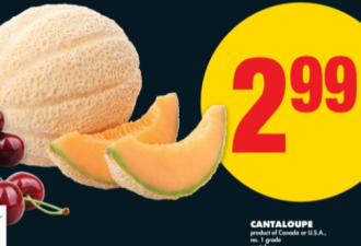 本周特价:12根玉米$1.88 哈密瓜、樱桃$1.99 牛奶$5 送24瓶可乐
