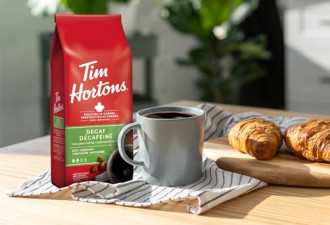 9 折, Tim Hortons Decaf Coffee, Fine Grind Bag, Medium Roast