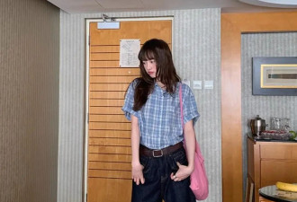 夏天人手一件的“格子衬衫” 这样穿很青春洋气