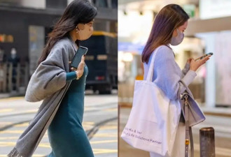 被香港街拍女生惊艳 不穿短裤、短裙，鞋穿平底