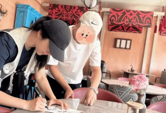 汤唯携家人新疆度假，金泰勇骑马好开心