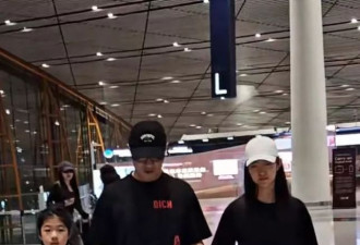 汪峰带4个孩子回国，二女儿汪璟怡罕见露面