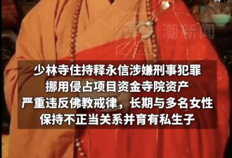 释永信被查时间线梳理 关联5家企业已注销