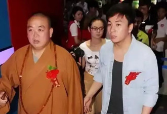 释永信和他的朋友们:成龙携手上香,刘德华作陪靠后站