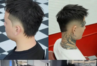 日系少年感/复古港风/男生短狼尾发型 清爽干净