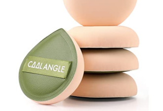 9 折, COOL-ANGLE 5Pcs Green Makeup Sponge