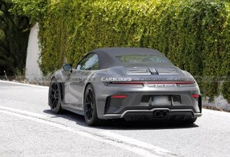 融合GT3和S/T元素 保时捷911 Speedster谍照曝光