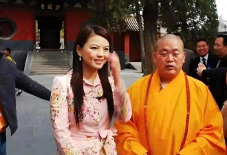 李敖没说谎 看李湘拜访少林寺旧照 才发现释永信面相早变了