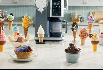 8.1 折 , Ninja CREAMi Swirl Ice Cream and Soft Serve Maker