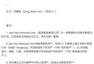 宗馥莉输掉21亿美元信托遗产继承权,钱是哪来的？