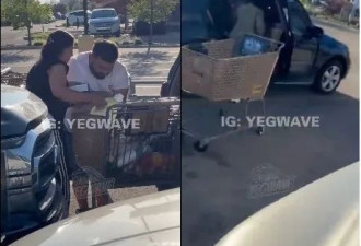 视频疯传：加拿大竟然开奔驰车明抢了 被拍竟然毫不在乎！