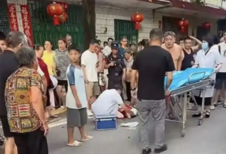 又见惨案 湖南男在小学门口挥刀