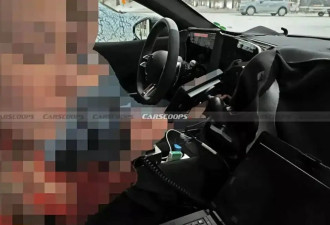 梅赛德斯AMG GT四门电动跑车内饰谍照