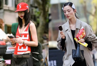 忽然发现 今年“阔腿裤+薄底鞋”又火起来了